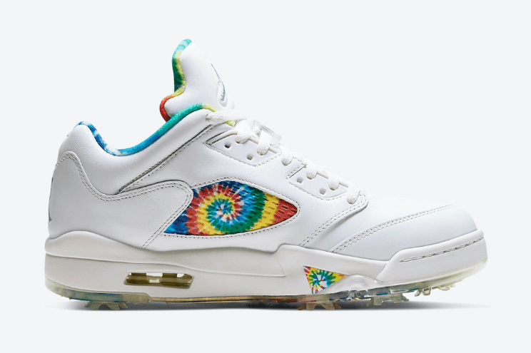 亮眼扎染装扮!全新 AJ5 Low Golf即将登场! 货号:CW4205-100