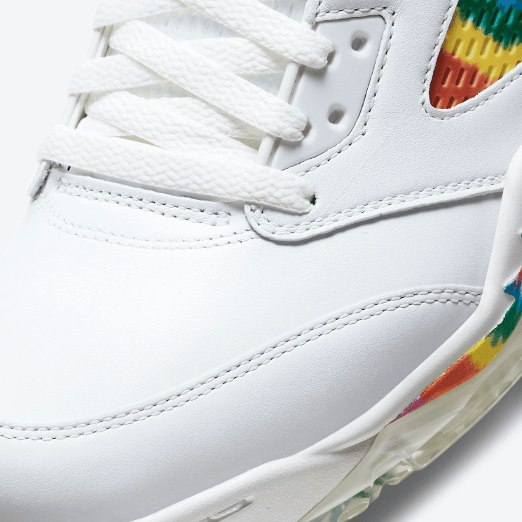 亮眼扎染装扮!全新 AJ5 Low Golf即将登场! 货号:CW4205-100