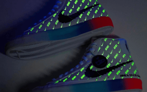 电玩主题!这双Blazer Mid细节超丰富! 货号:DC3280-101