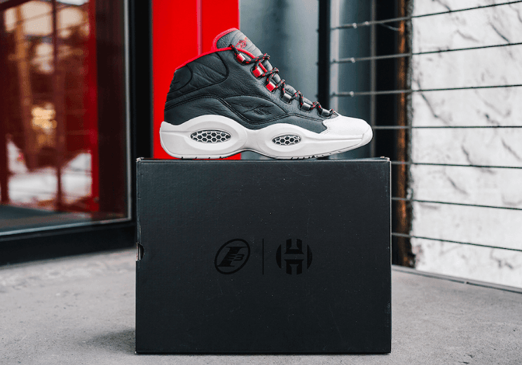 艾弗森哈登联名!全新Reebok Question Mid官图释出!下月发售! 货号:FZ1365