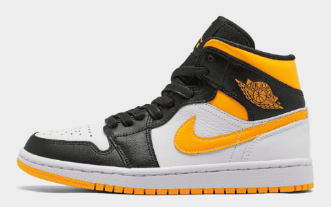 黑脚趾加持!Air Jordan 1 Mid全新配色即将登场! 货号:CV5276-107