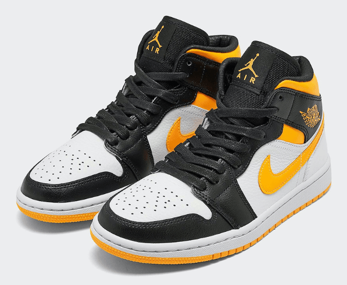 黑脚趾加持!Air Jordan 1 Mid全新配色即将登场! 货号:CV5276-107