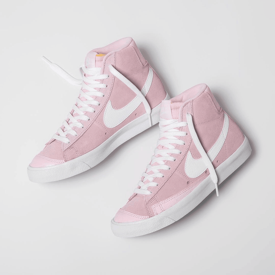 小姐姐必看!樱花粉 Nike Blazer Mid现已发售!