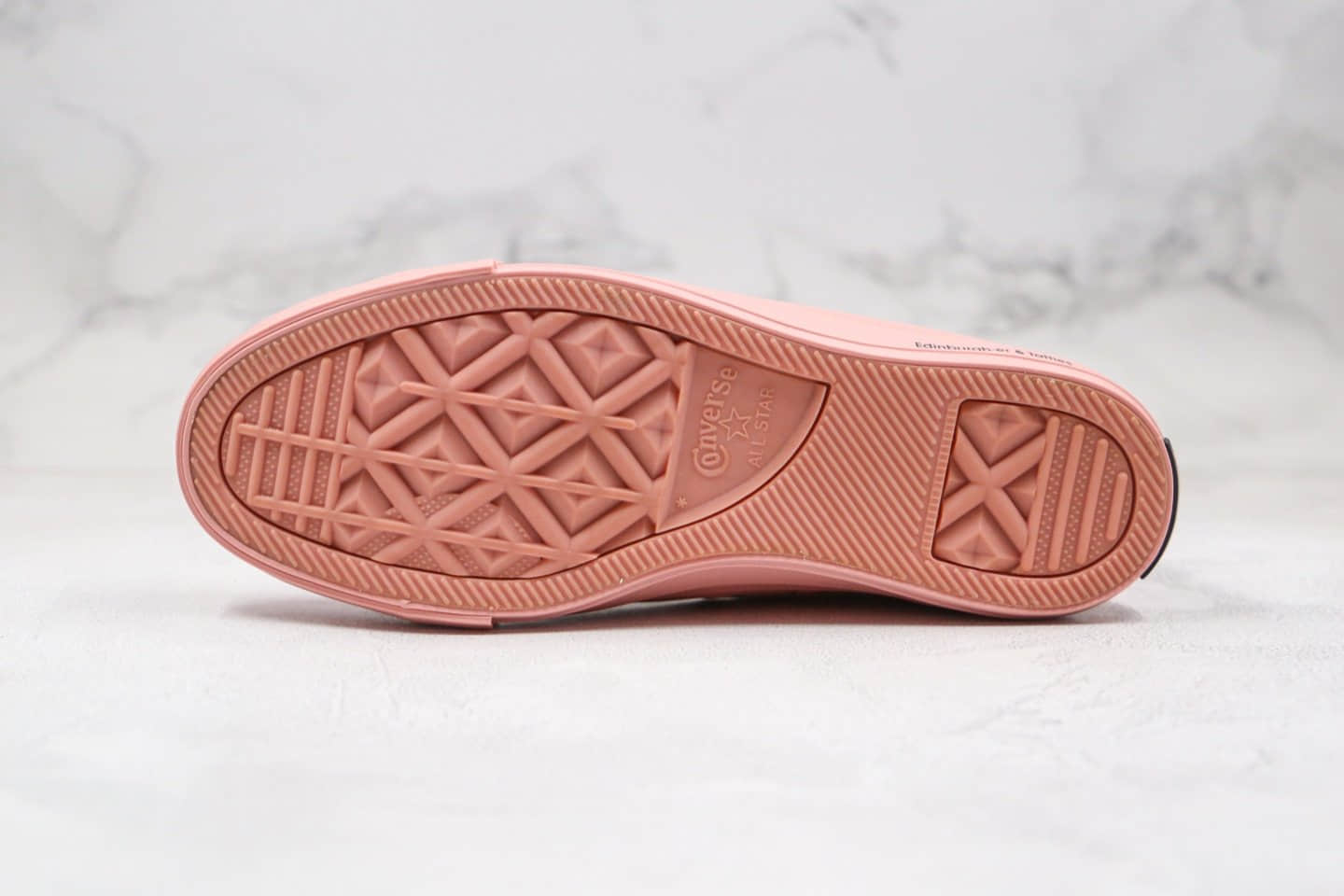 匡威Converse x opi chuck taylor all stat公司级版本高帮指甲油OPI联名款豆沙粉色硫化帆布鞋原厂硫化大底 货号:165729C