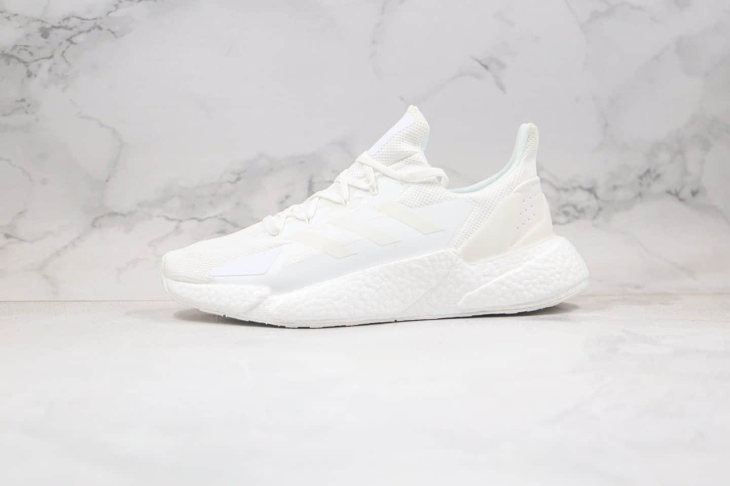 阿迪达斯Adidas X9000 L4 Boost纯原版本爆米花跑鞋X9000L4系列纯白色区别市面通货版本 货号:FW8387
