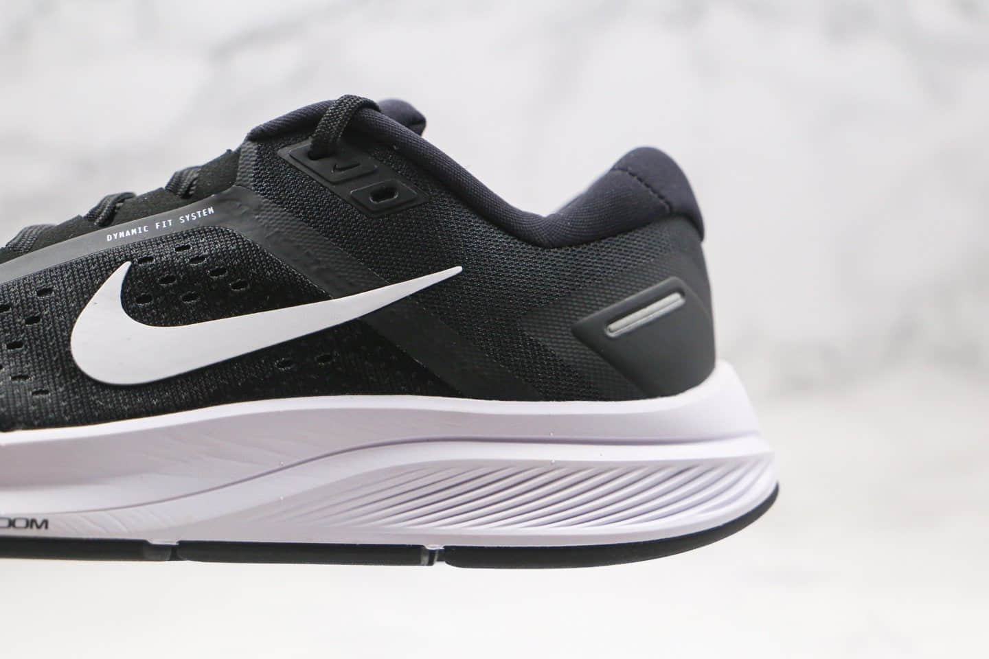 耐克Nike Zoom Structure 23纯原版本登月23代黑白色慢跑鞋内置Zoom气垫缓震 货号:CZ6720-001
