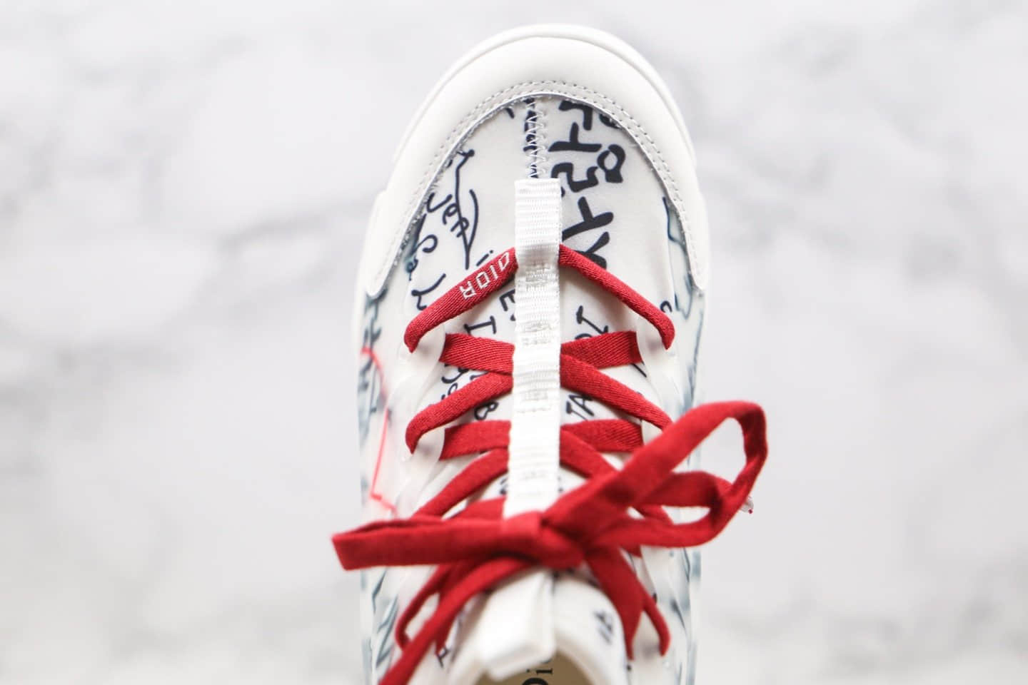 迪奥Dior D-Connect纯原版本走秀鞋七夕情人节限定白红色老爹鞋原盒配件齐全