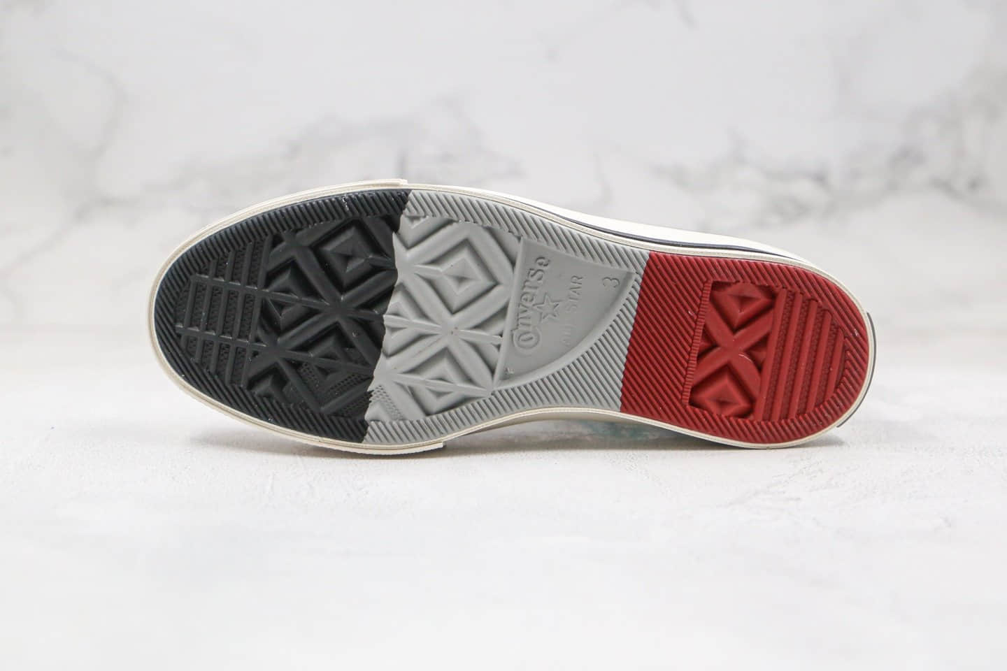 匡威Converse Paisley Pathwork 1970S公司级版本高帮帆布拼接腰果花黑白灰红色涂鸦硫化板鞋原盒原标 货号:169880C