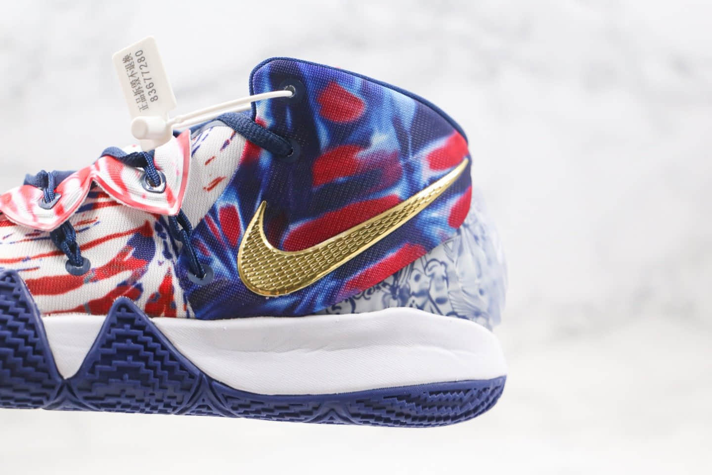 耐克Nike KYBRID S2 EP纯原版本欧文S2篮球鞋蓝金色内置气垫支持实战 货号:CT1971-400