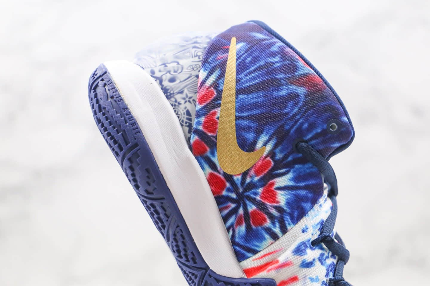 耐克Nike KYBRID S2 EP纯原版本欧文S2篮球鞋蓝金色内置气垫支持实战 货号:CT1971-400