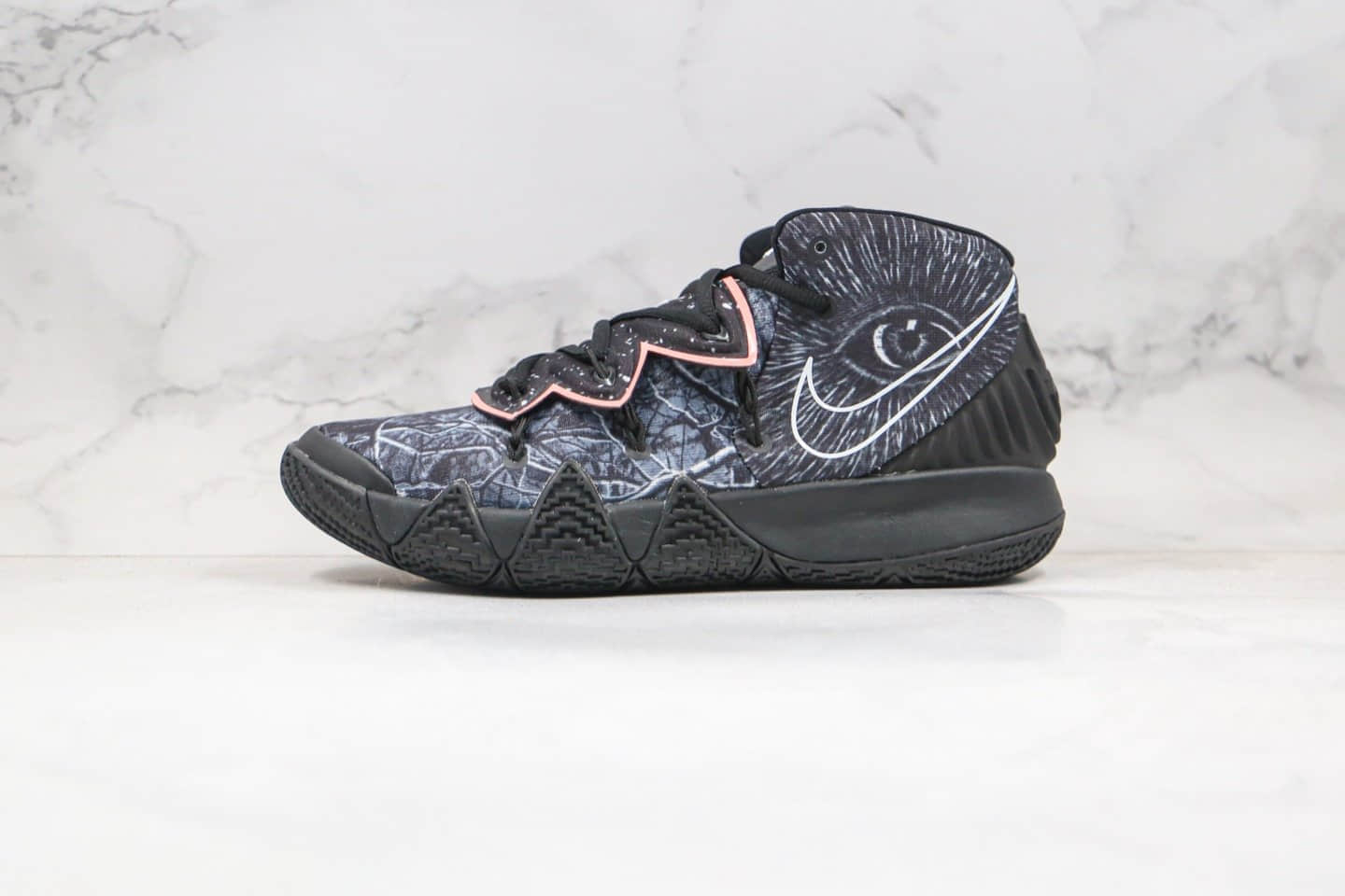 耐克Nike KYBRID S2 EP纯原版本欧文S2实战篮球鞋黑色涂鸦内置气垫区别市面通货版本 货号:CT1971-001