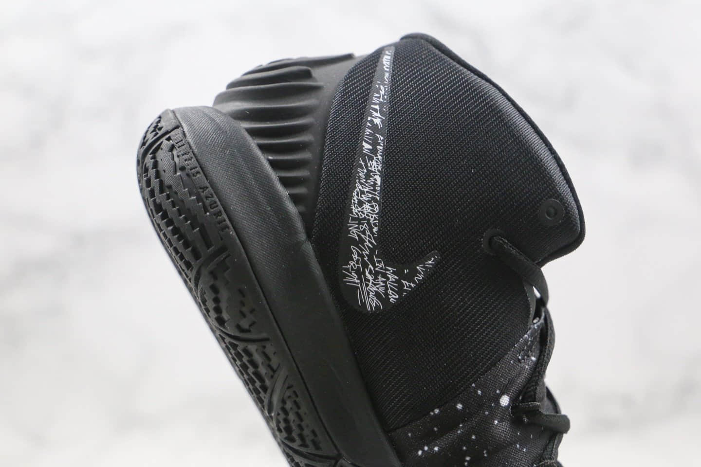 耐克Nike KYBRID S2 EP纯原版本欧文S2实战篮球鞋黑色涂鸦内置气垫区别市面通货版本 货号:CT1971-001