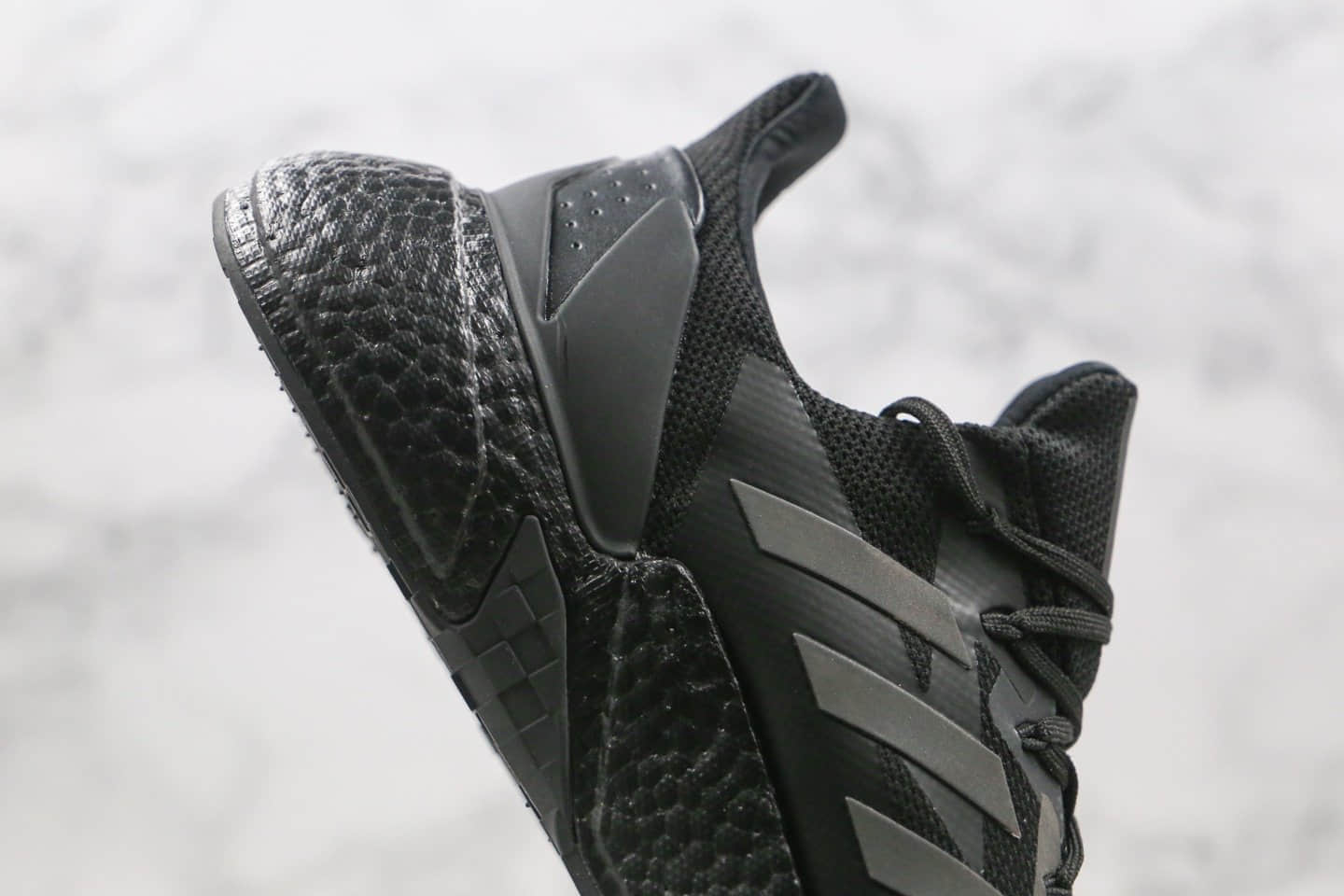 阿迪达斯Adidas Boost X9000L4纯原版本爆米花跑鞋X9000L4黑色原楦头纸板打造 货号:FW8386