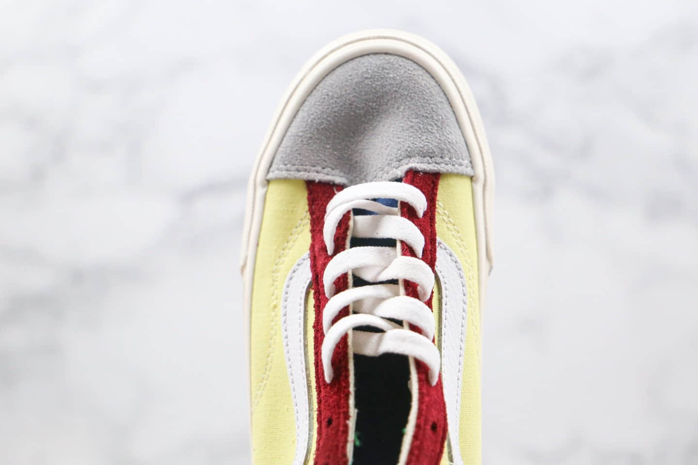 万斯VANS STYLE 36公司级版本低帮小头权志龙同款小黄鸭黄红绿灰色帆布鞋原盒原标 货号:VN0A3DZ3WNY