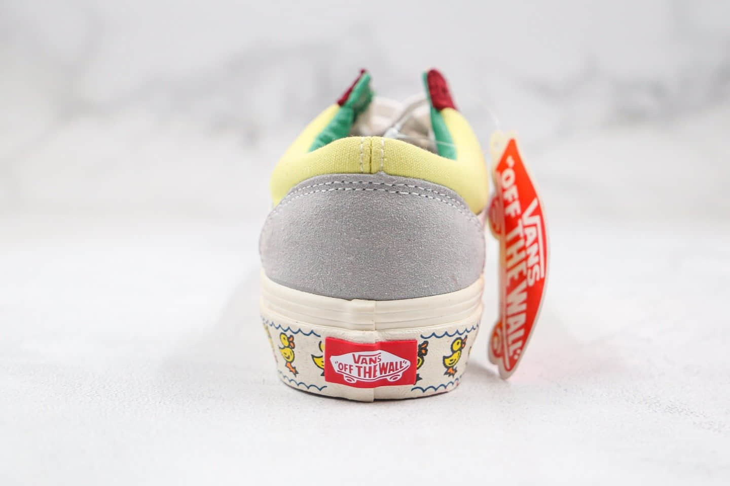 万斯VANS STYLE 36公司级版本低帮小头权志龙同款小黄鸭黄红绿灰色帆布鞋原盒原标 货号:VN0A3DZ3WNY