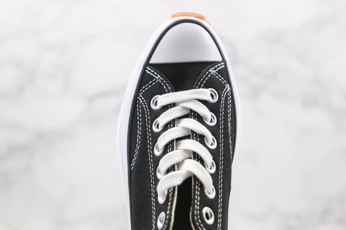 匡威CONVERSE Run Star Hike low公司级版本低帮厚底锯齿松糕鞋黑白色原盒配件齐全 货号:168816C