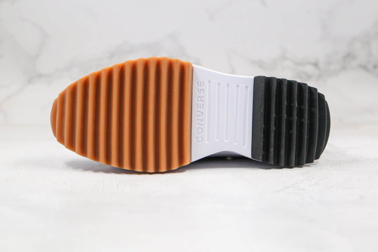 匡威CONVERSE Run Star Hike low公司级版本低帮厚底锯齿松糕鞋黑白色原盒配件齐全 货号:168816C