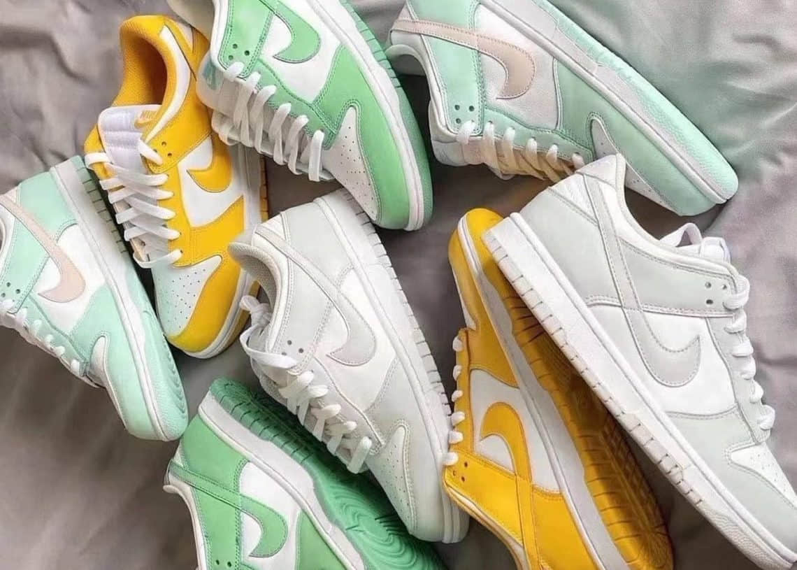 清新马卡龙配色!小姐姐必备!6款Dunk Low新配色明年登场!