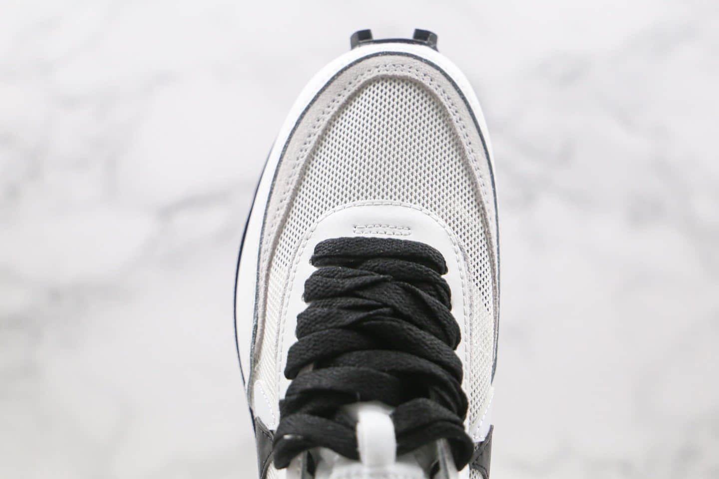 耐克PEACEMINUSONE x Sacai x Nike LDV Waffle Daybreak三方联名款纯原版本华夫sacai走秀鞋权志龙小雏菊白黑色原盒原标 货号：BV3692-100