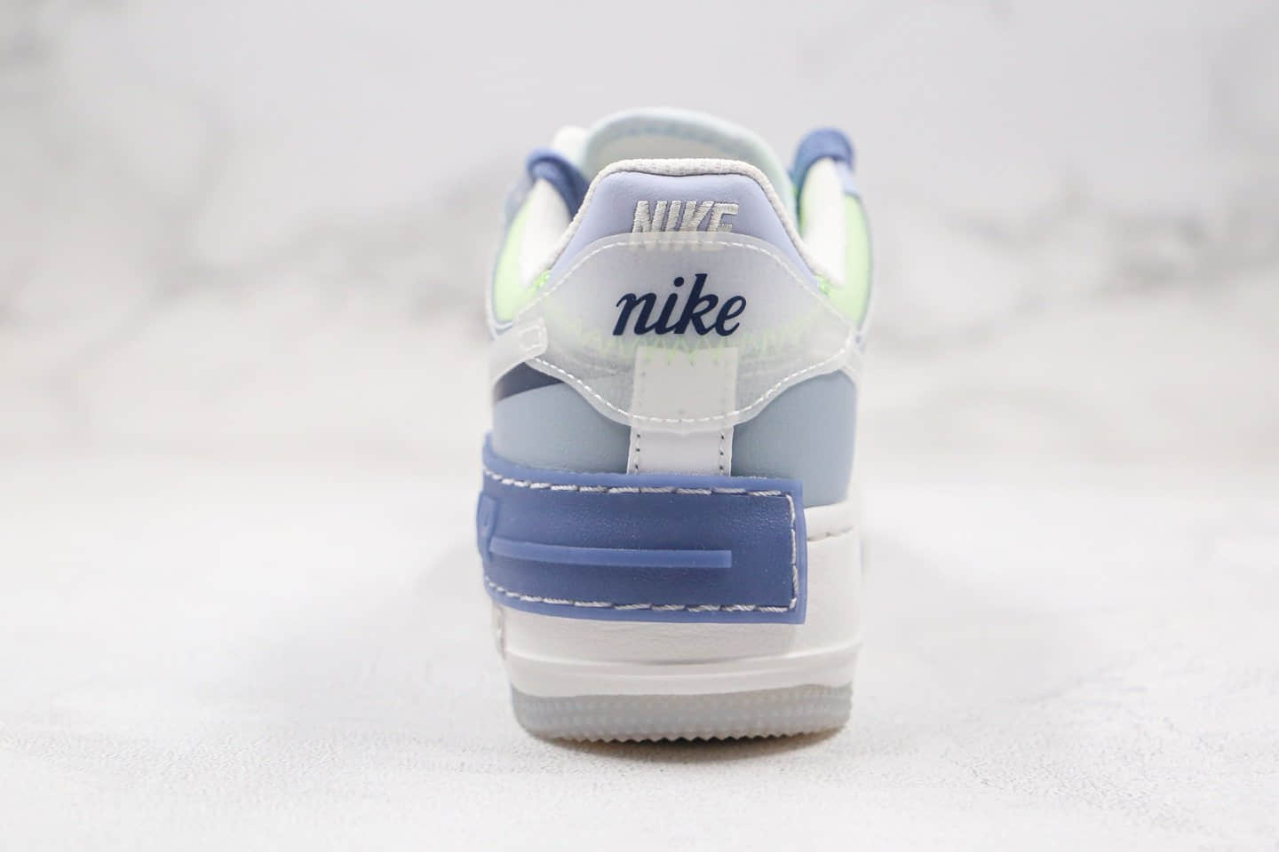 耐克Nike Air Force 1 Shadow SE World Indigo纯原版本低帮空军一号马卡龙蓝紫色射频板鞋原楦头纸板打造 货号:CK6561-001