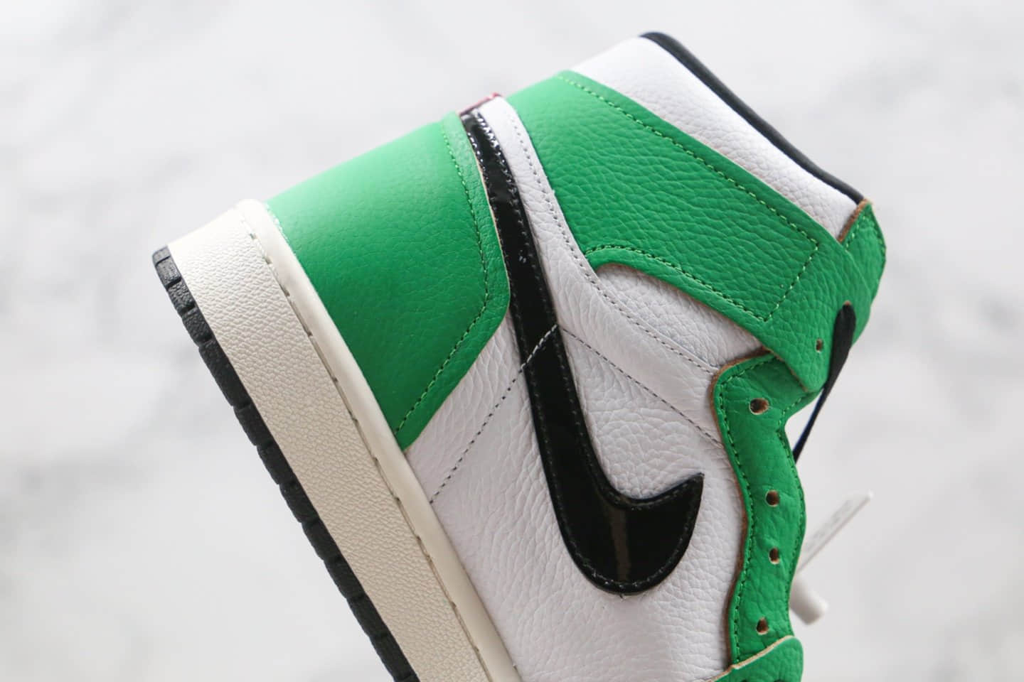 乔丹Air Jordan 1 High OG WMNS Lucky Green纯原版本高帮AJ1凯尔特人白绿色篮球鞋正确后跟定型 货号:DB4612-300