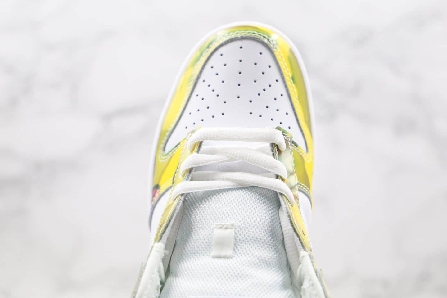 耐克Nike Dunk Low Pro SB De La Soul1纯原版本低帮SB DUNK板鞋太阳花向日葵涂鸦白黄绿色原楦头纸板打造 货号:304292-171