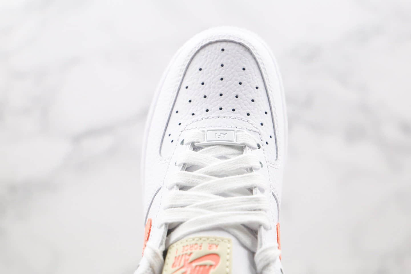 耐克Nike Air Force 1 'O7 White Atomic Pink纯原版本低帮空军一号蜜桃白橙色板鞋内置全掌Sole气垫 货号：315115-157