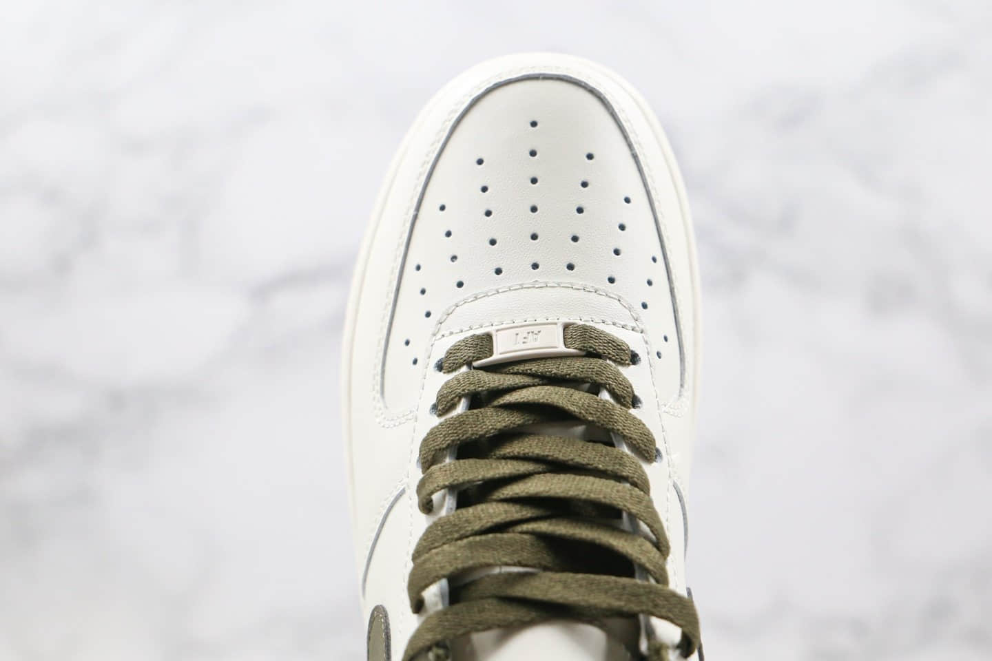 耐克Nike Air Force 1 Low纯原版本低帮空军一号牛油果米白绿色板鞋内置全掌Sole气垫 货号:AQ3778-996