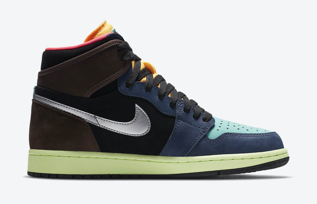 UNDFTD x Dunk 联名兄弟款!拼色AJ1下月发售! 货号:555088-201