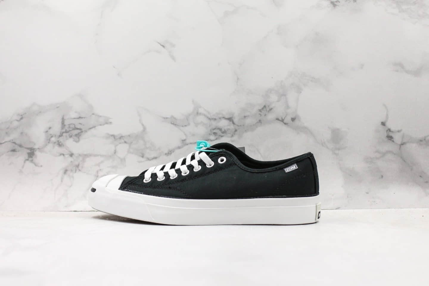 匡威Converse Jack Purcell Pro公司级版本低帮开口笑火焰撕撕乐黑白色板鞋鞋面可撕原盒原标 货号:165339C