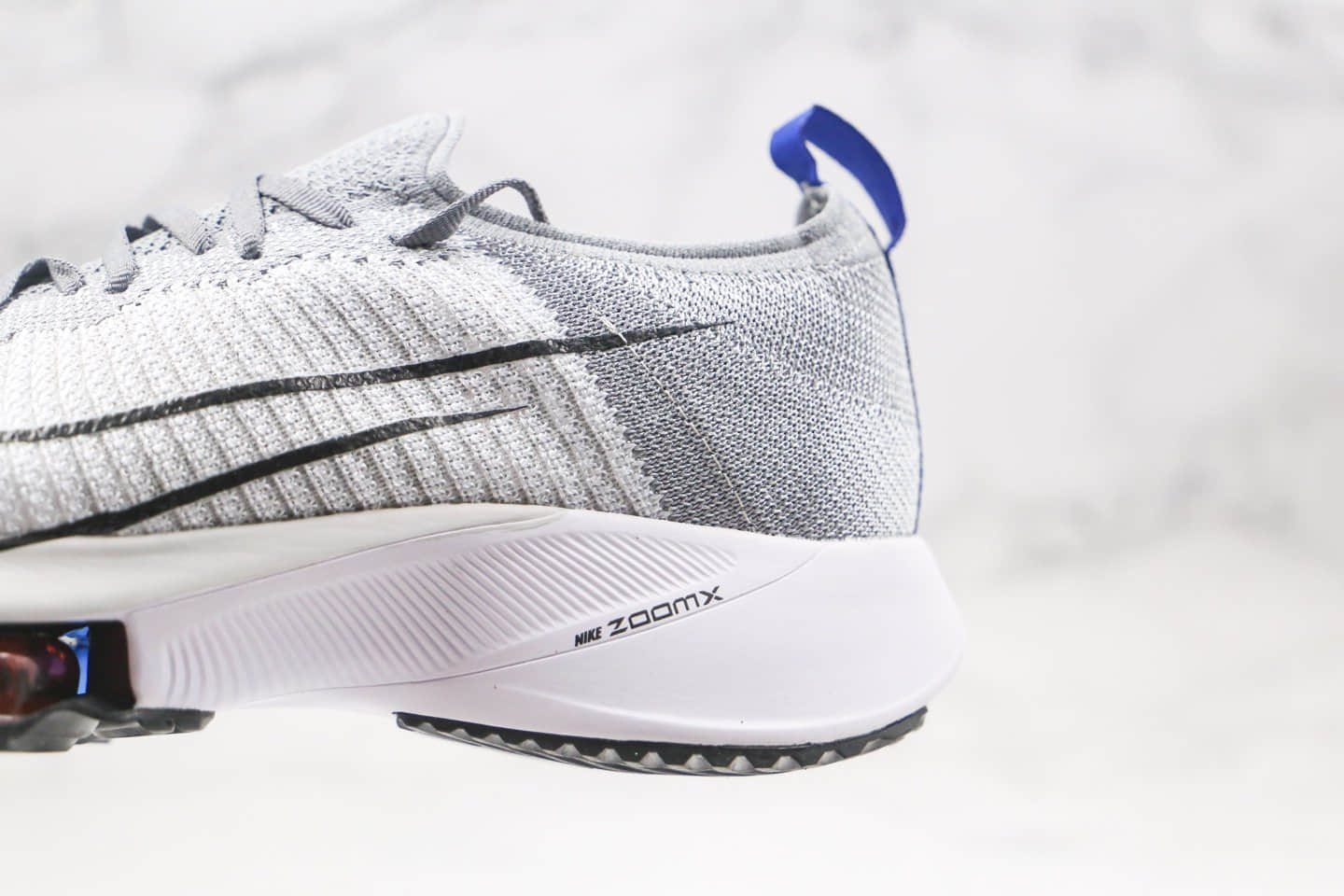 耐克Nike Air Zoom Alphafly NEXT%纯原版本马拉松气垫跑鞋浅灰白色内置碳板气垫支持长跑 货号：CJ2102-002