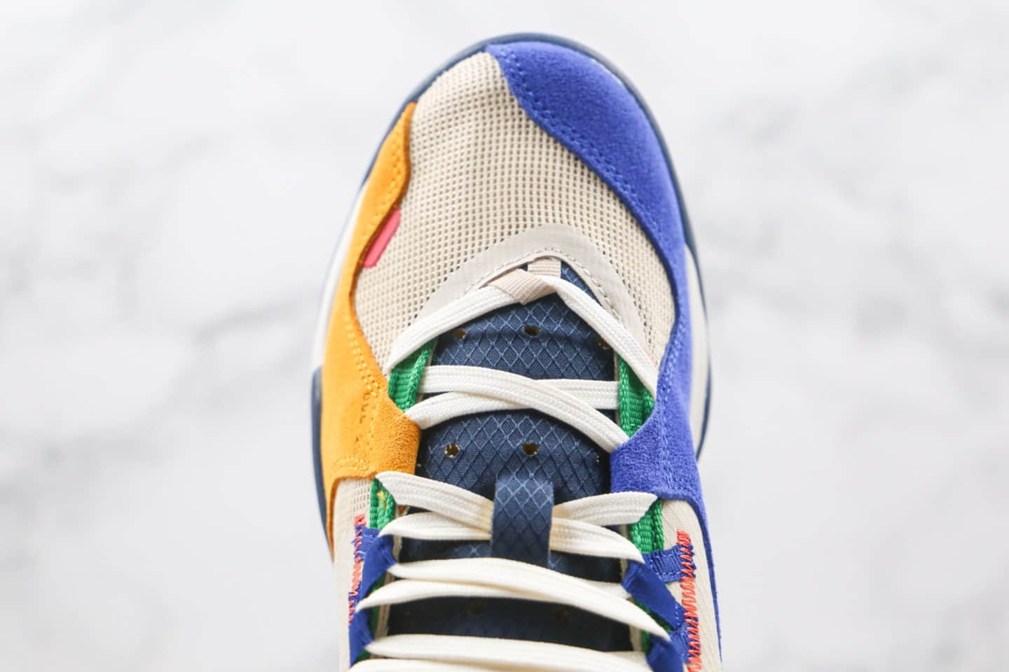 乔丹Air Jordan Delta SP纯原版本火星老爹鞋米白蓝橙色原档案数据开发 货号:DB5923-161