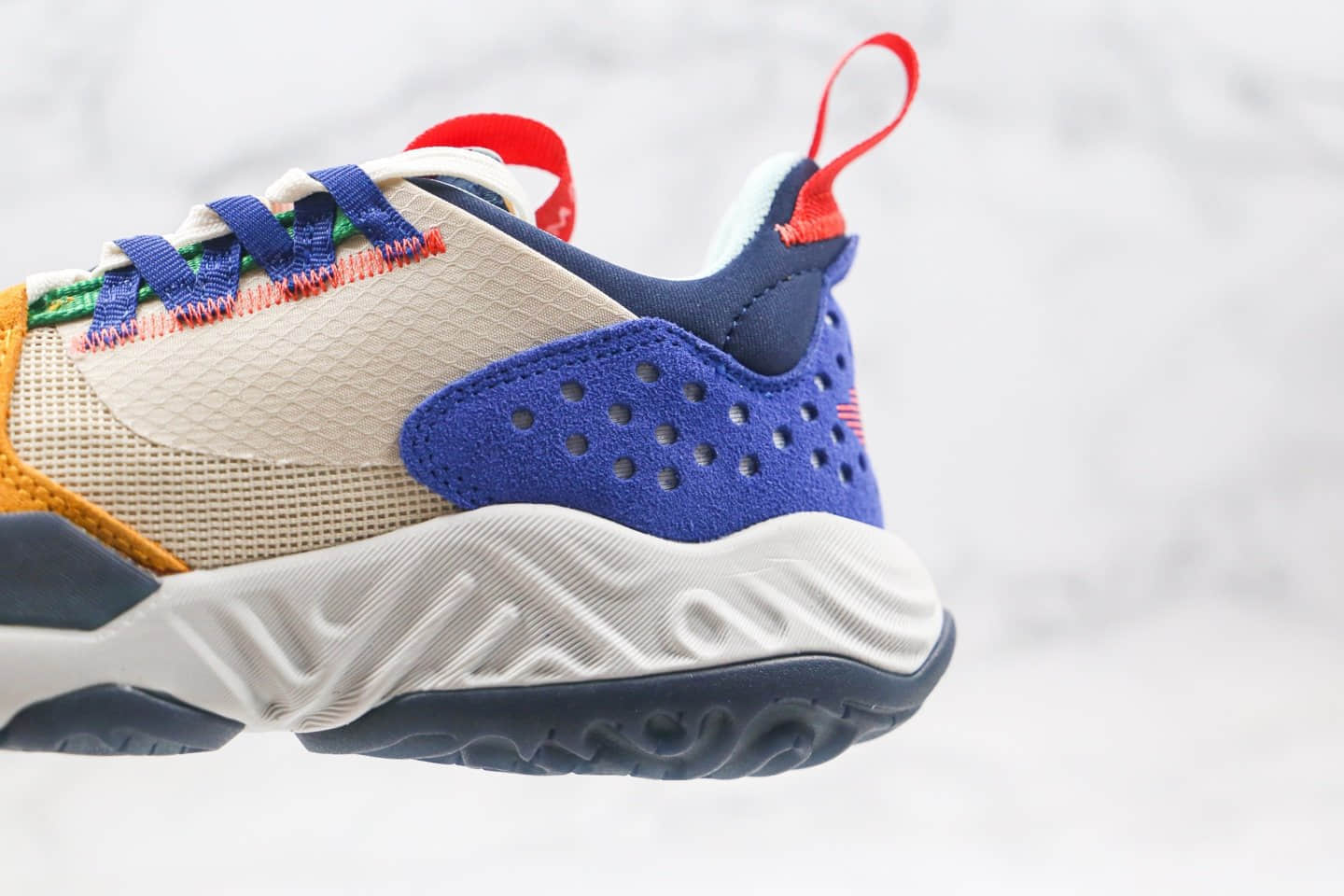 乔丹Air Jordan Delta SP纯原版本火星老爹鞋米白蓝橙色原档案数据开发 货号:DB5923-161