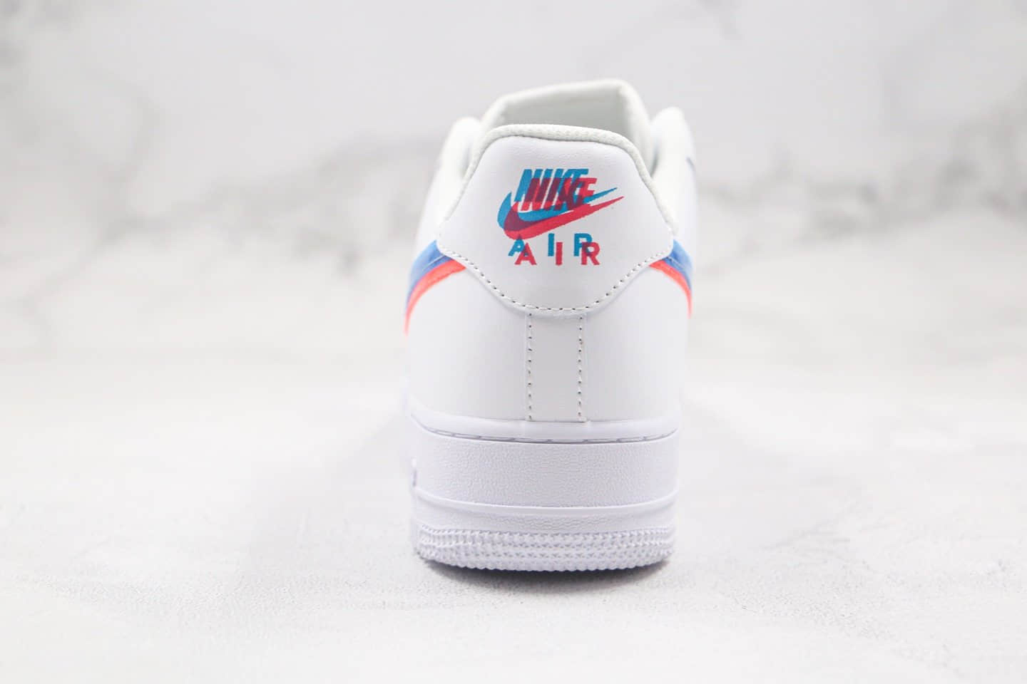 耐克Nike Air Force 1 LV8 KSA Low纯原版本低帮空军一号双钩重影白蓝粉色板鞋原档案数据开发 货号:BV2551-100