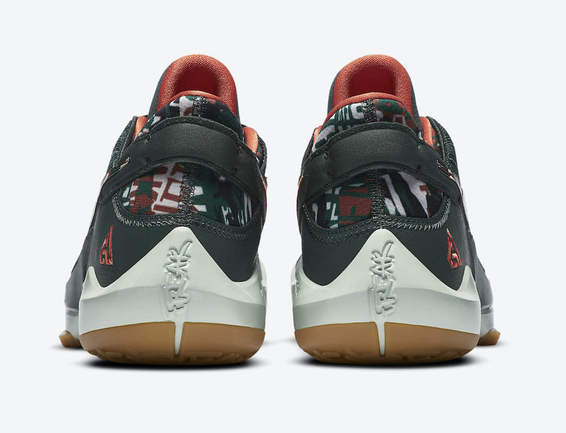 字母哥二代战靴新配色曝光!Nike Zoom Freak 2 “Bamo”现已发售! 货号:DC9854-300