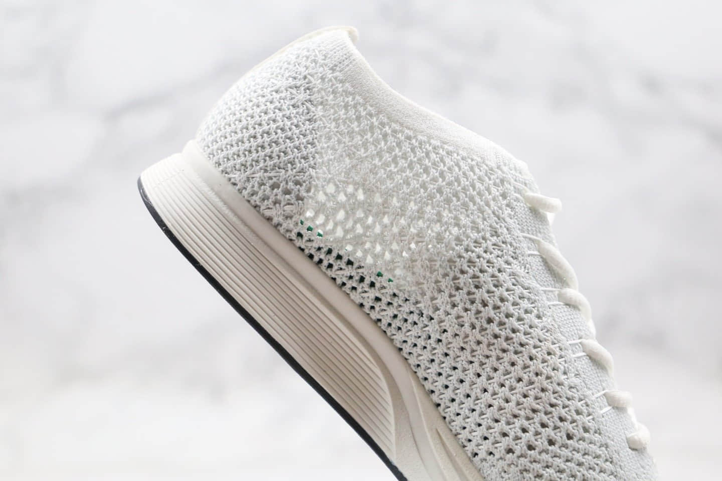 耐克Nike Flyknit Racer纯原版本阴阳飞线瑞瑟跑鞋白色原档案数据开发 货号:526628-100