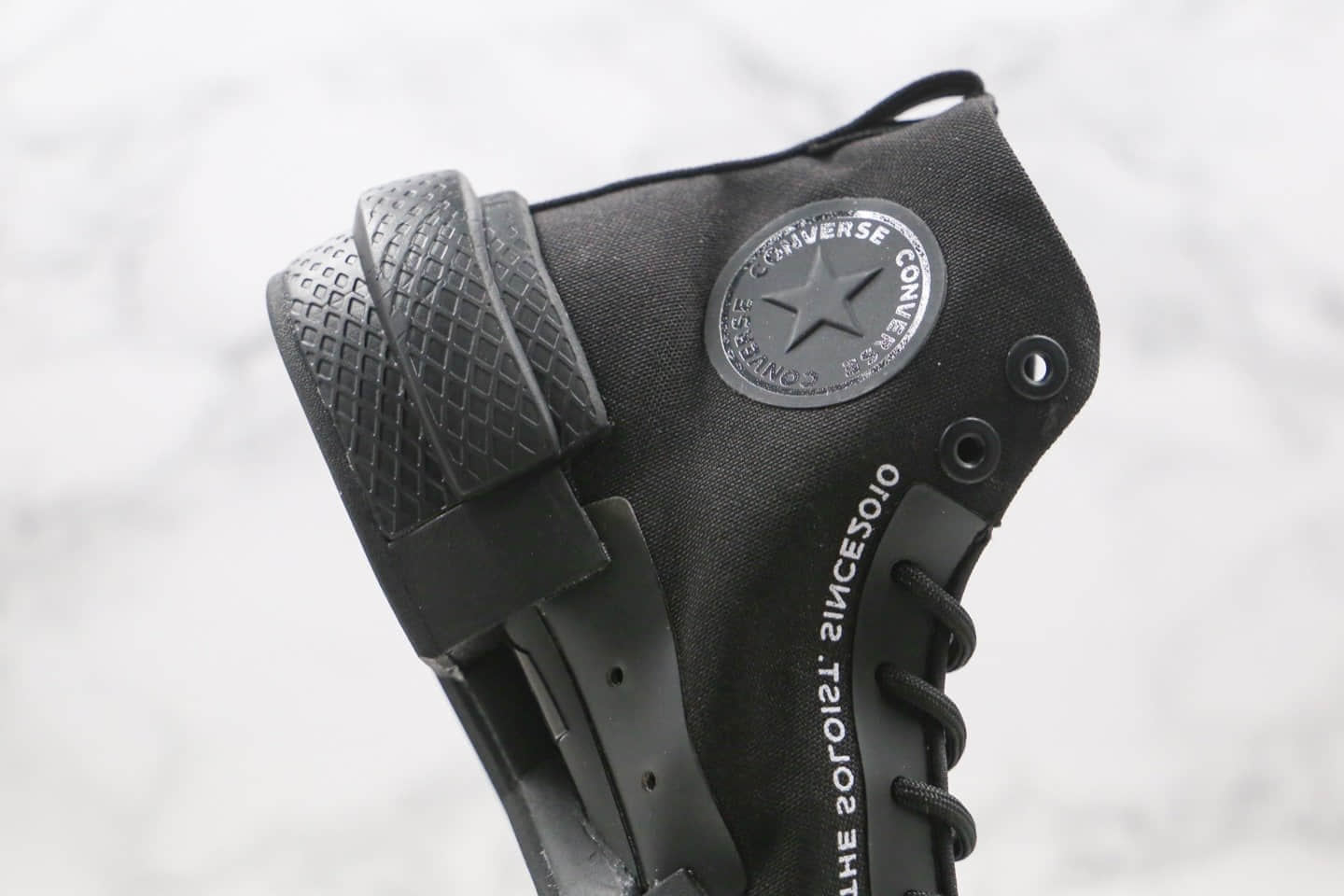 匡威Converse x thesoloist公司级版本宫下贵裕联名款高帮解构机能帆布鞋原档案数据开发 货号:168213C