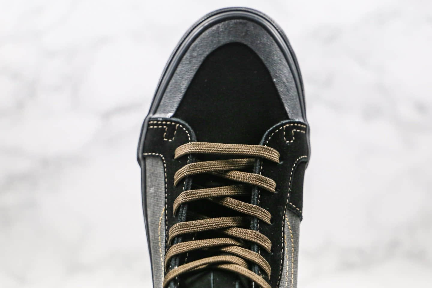 万斯Vans x Michael February公司级版本高帮帆布鞋迈克人像黑灰色原厂硫化大底原盒原标 货号:VN0A3MV122M