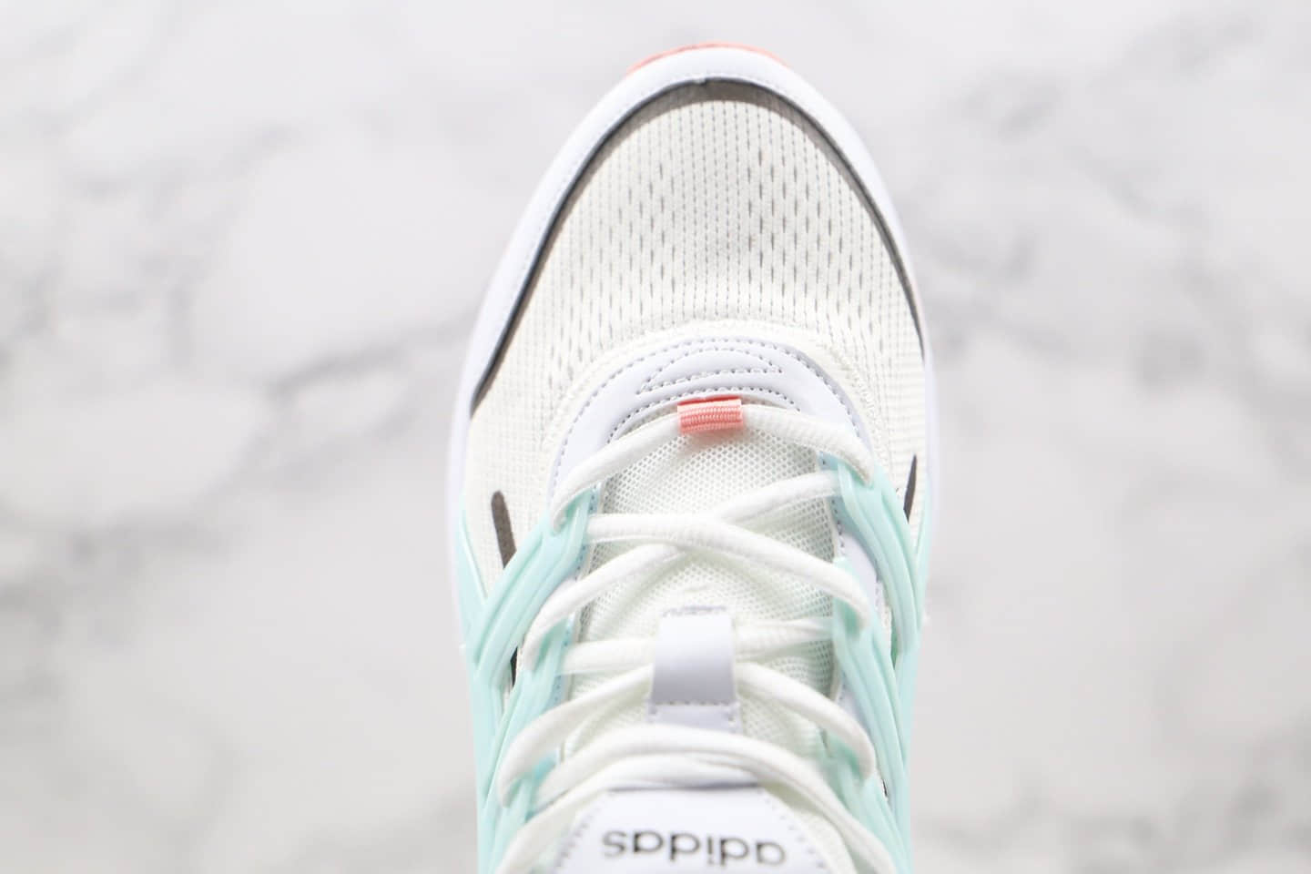 阿迪达斯Adidas QUADCUBE纯原版本清风系列白蓝色慢跑鞋原鞋开模一比一打造 货号:FX0271