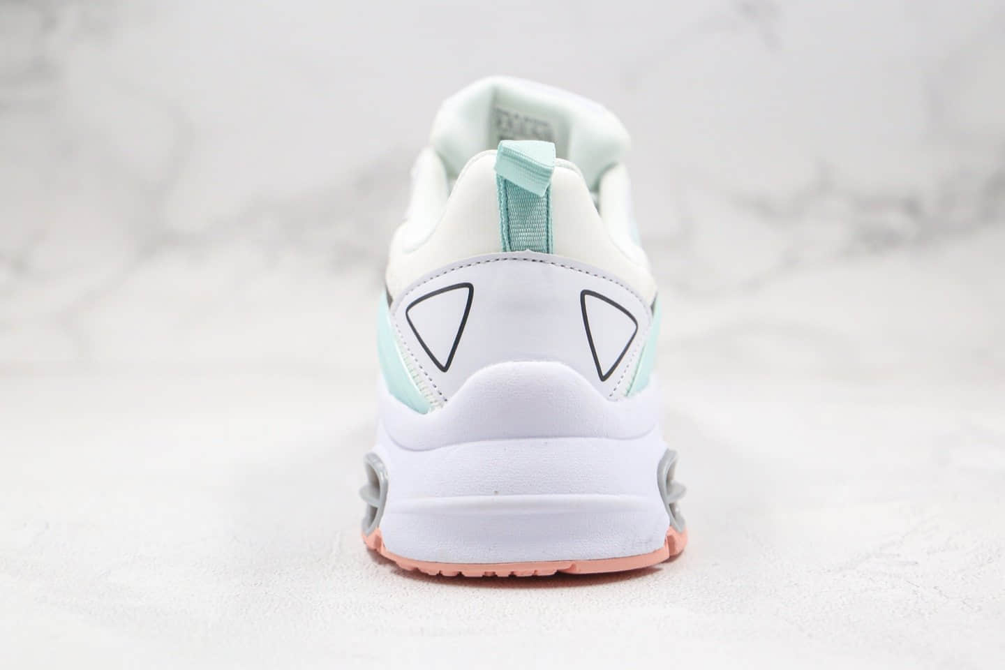 阿迪达斯Adidas QUADCUBE纯原版本清风系列白蓝色慢跑鞋原鞋开模一比一打造 货号:FX0271