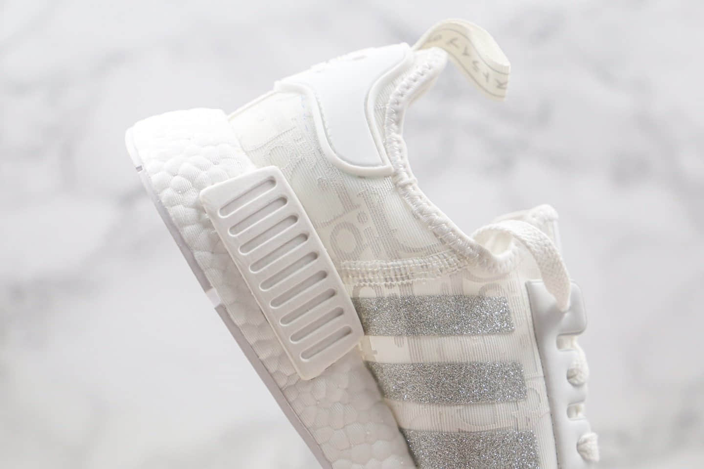 阿迪达斯Adidas NMD R1 OK W Primeknit Triple Black x Dior纯原版本迪奥联名款NMD爆米花跑鞋闪银原档案数据开发 货号:FY9688