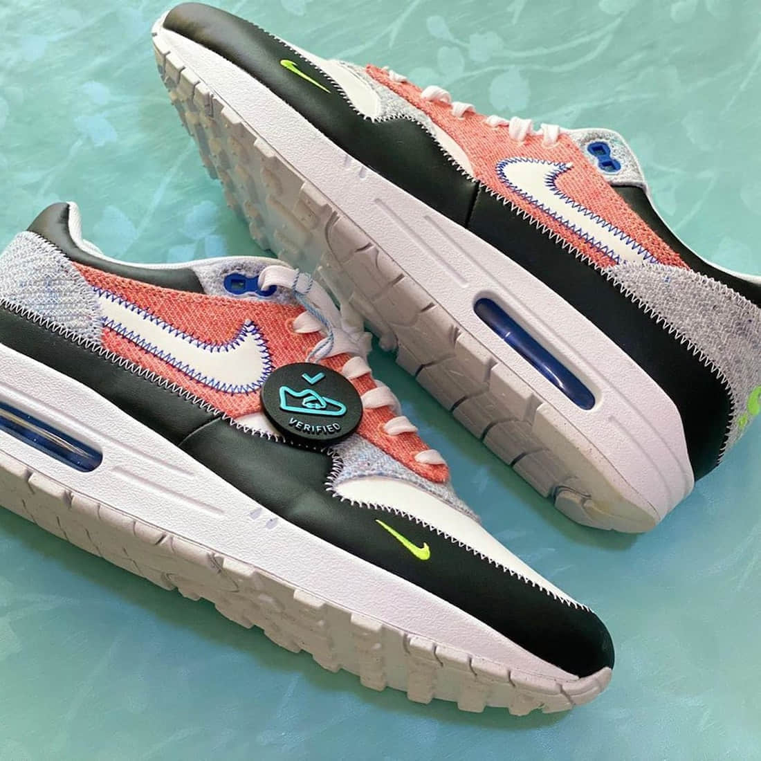 拼接解构风!全新可回收Air Max 1十月登场!