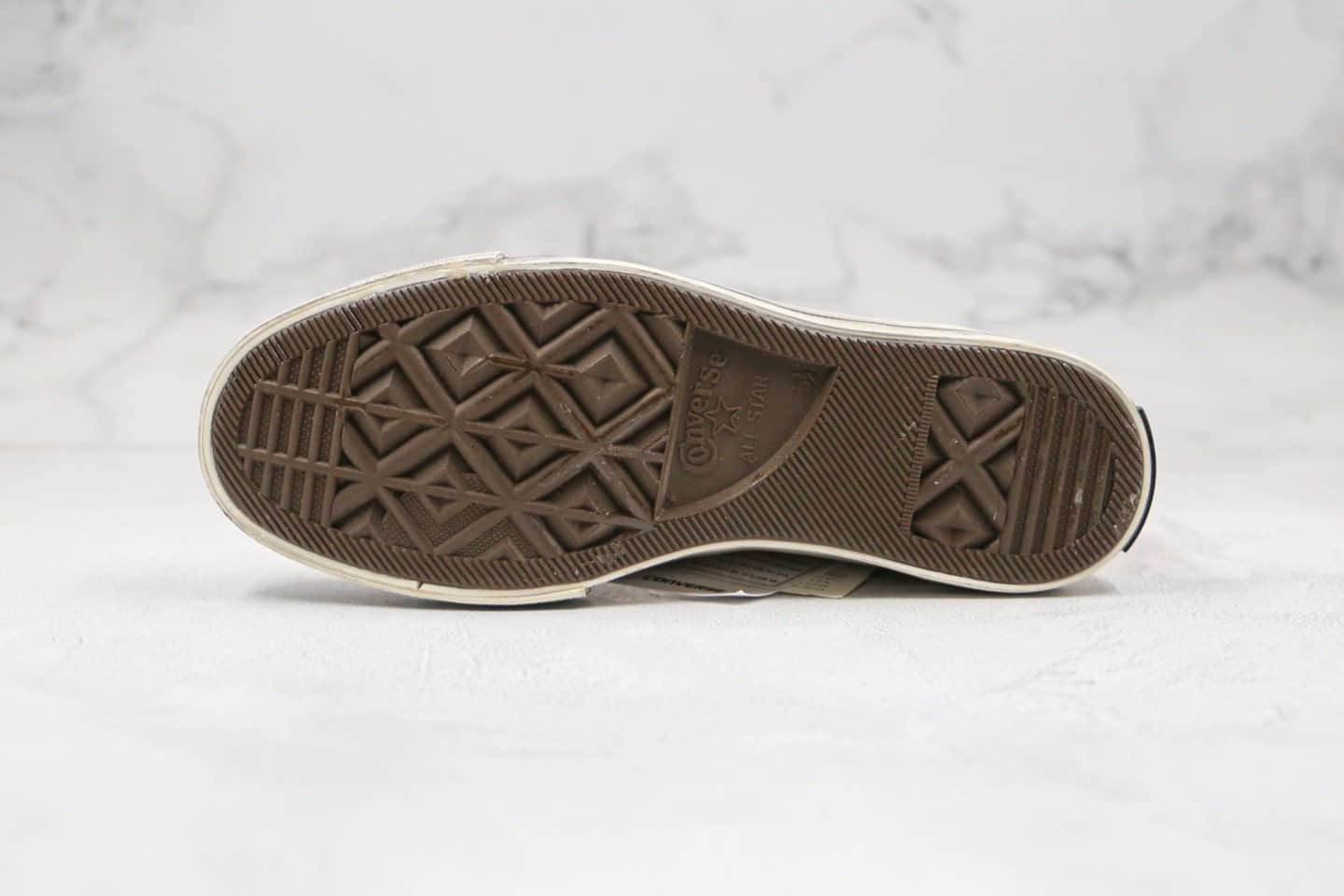 匡威CONVERSE x PEACEMINUSONE公司级版本权志龙联名款小雏菊高帮黄色做旧帆布鞋原档案数据开发 货号:162054C