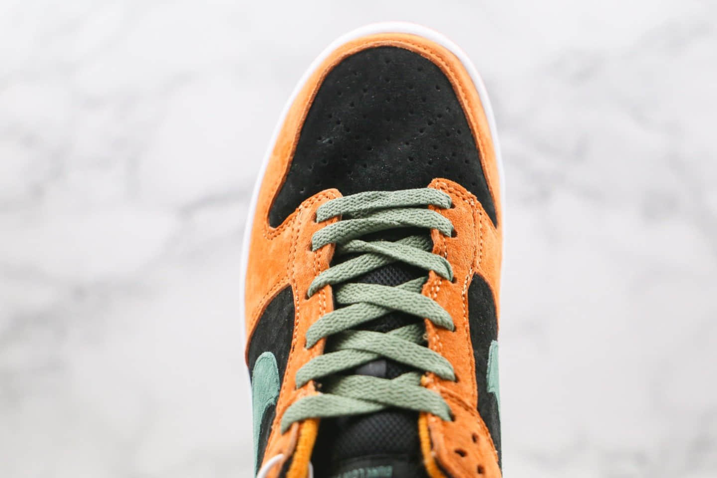 耐克Nike Dunk Low Pro 2020版纯原版本低帮SB DUNK黑橙绿色板鞋内置Zoom气垫原盒原标 货号:DA1469-001