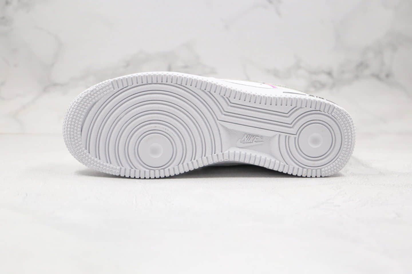 耐克Nike Air Force 1 Low Day of the Dead纯原版本低帮空军一号亡灵节白彩虹色3M反光板鞋内置全掌Sole气垫 货号：CT1138-100