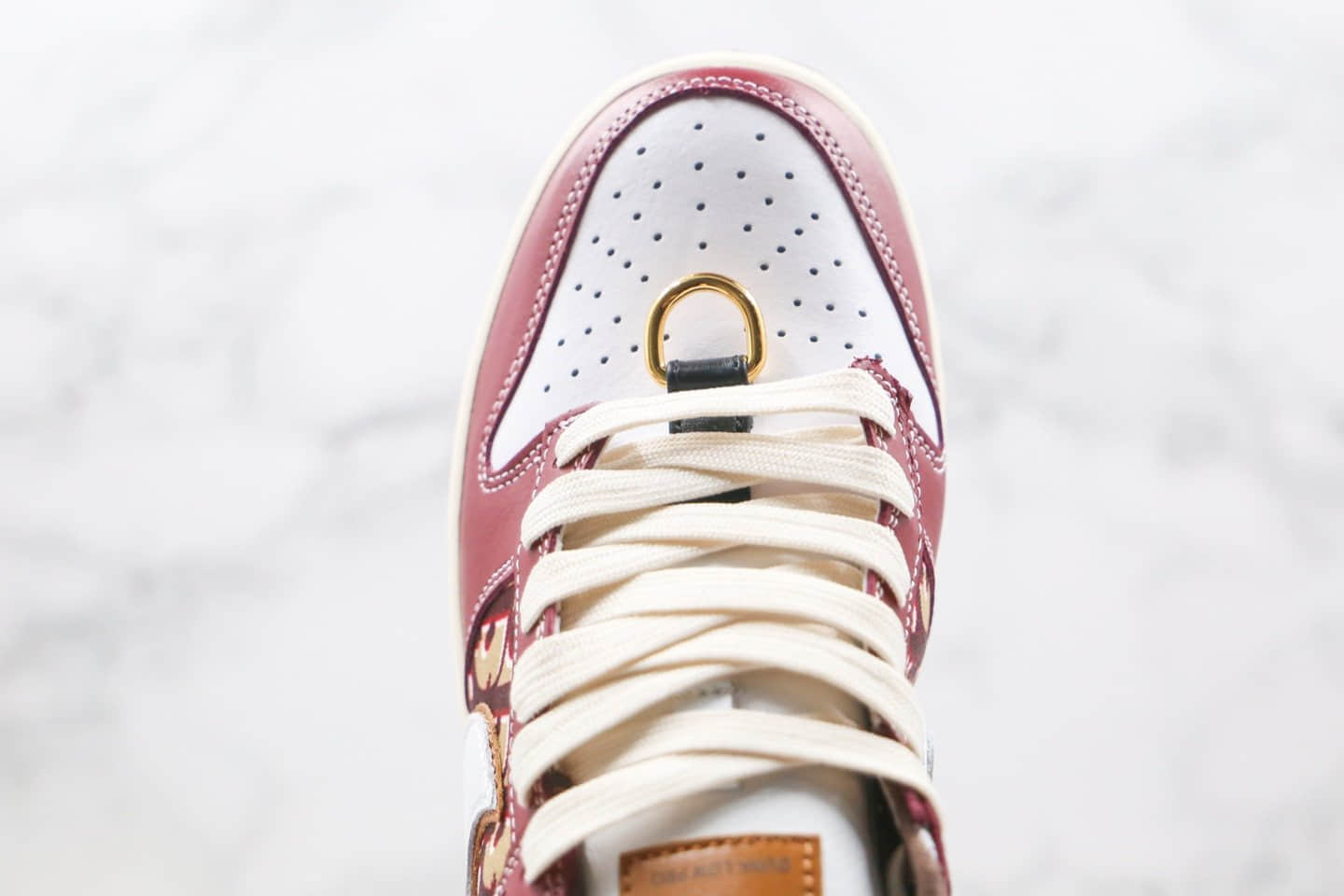 耐克Nike Dunk Low Pro 2020 x Dior迪奥联名款纯原版本低帮白酒红色板鞋原档案数据开发原盒原标 货号:BQ6817-001