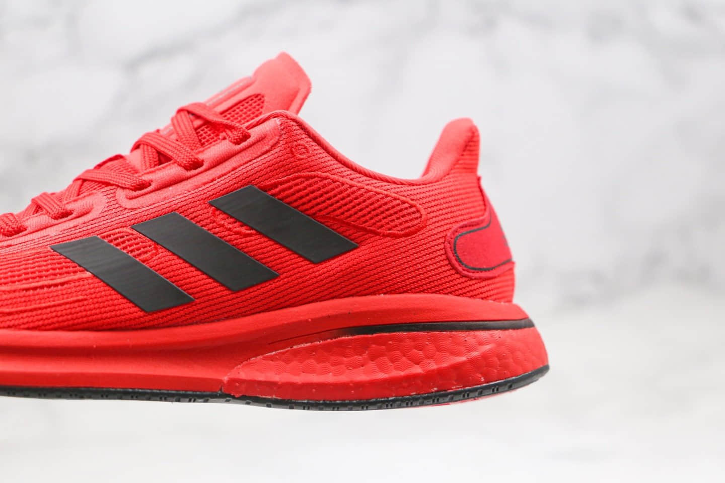 阿迪达斯adidas Supernova M纯原版本爆米花缓震跑鞋红黑色原鞋开模一比一打造 货号:FV6032