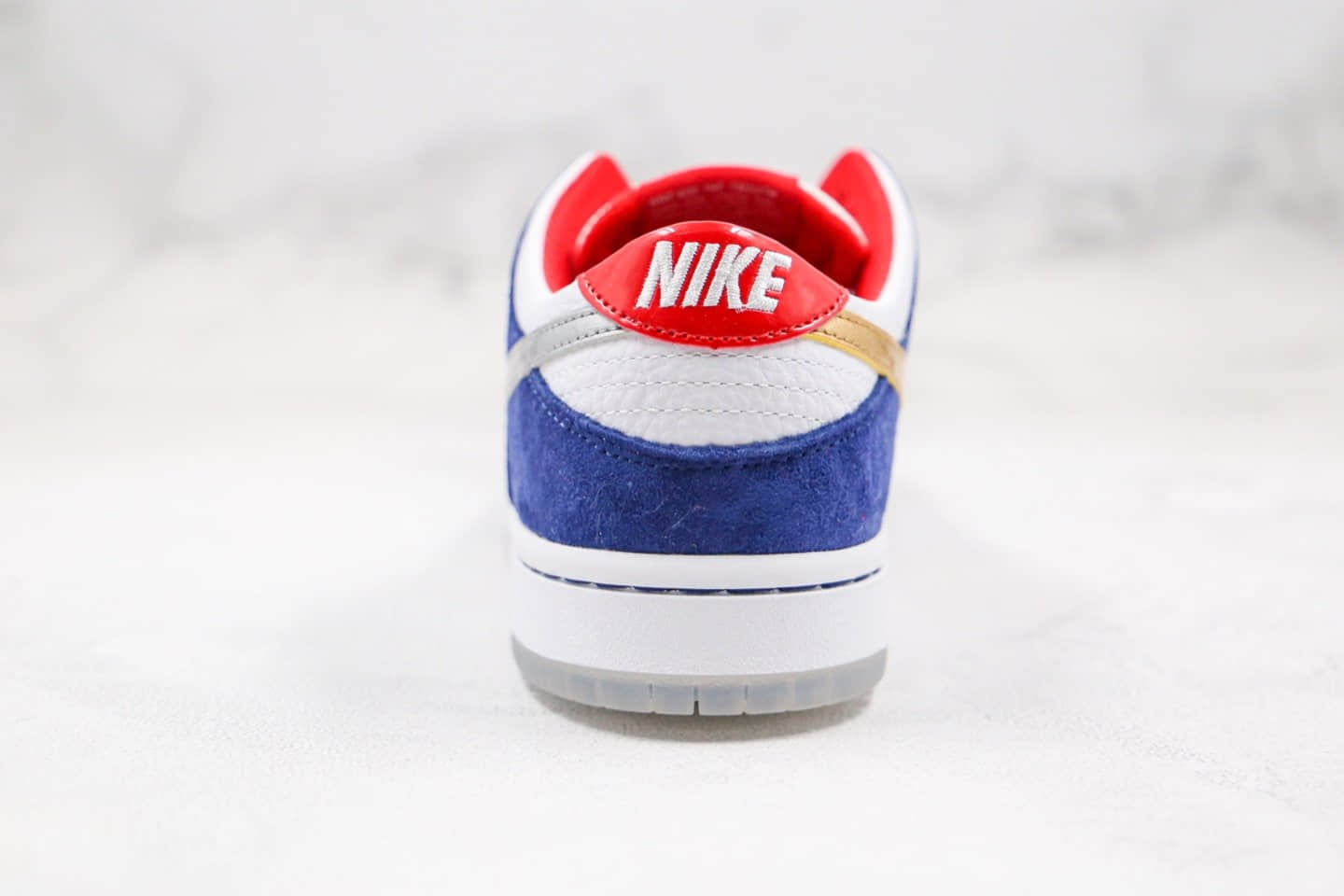 耐克Nike SB Dunk Low Pro QS IshodWair纯原版本低帮SB DUNK不对称板鞋白蓝红色鸳鸯勾内置Zoom气垫原盒原标 货号:839685-416