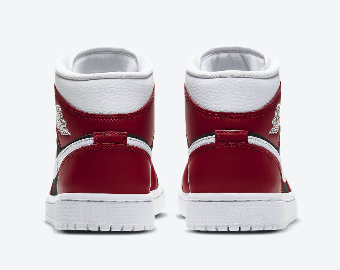 小芝加哥配色!这双中帮AJ1有点酷! 货号:BQ6472-601