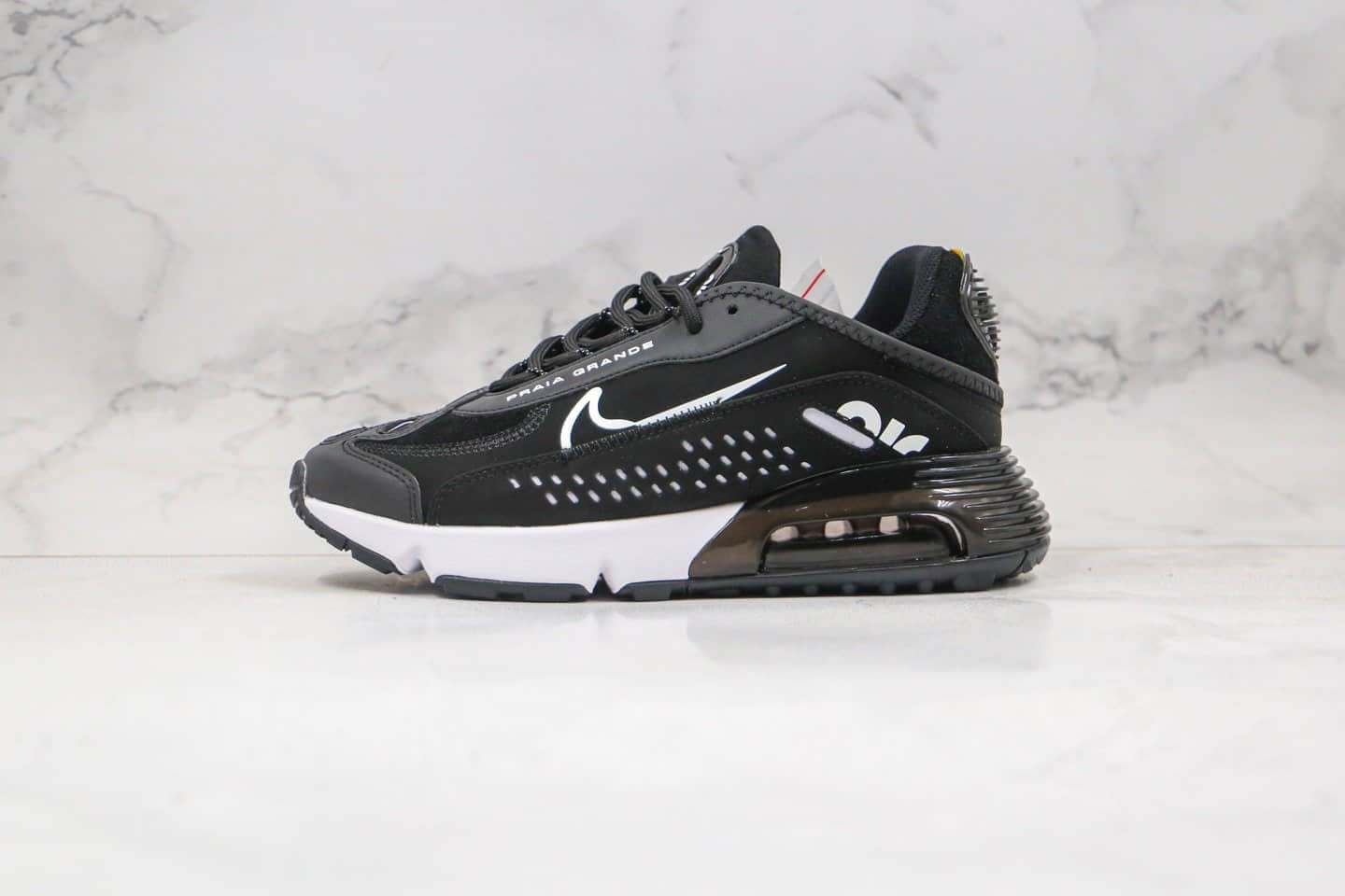 耐克Nike Air VaporMax 2090纯原版本内马尔联名款Max2090皮面气垫鞋黑白色原楦头纸板打造 货号:CU9371-011